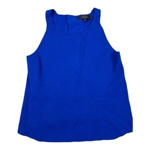 Rachel‎ Roy Womens XS Royal Blue Sleeveless Blouse Work Career Casual